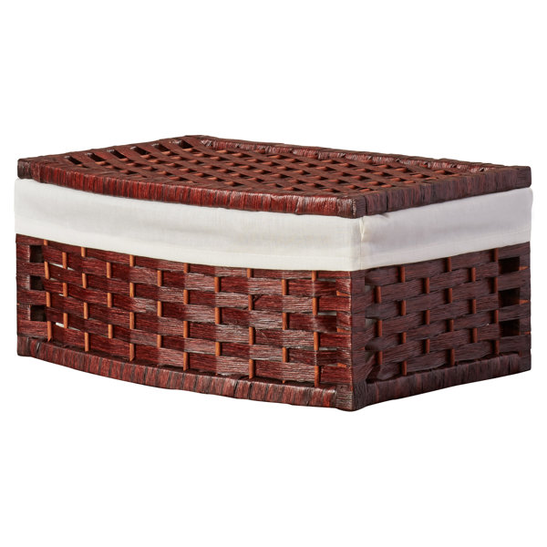 Red Barrel Studio® Curved Wicker Basket & Reviews Wayfair